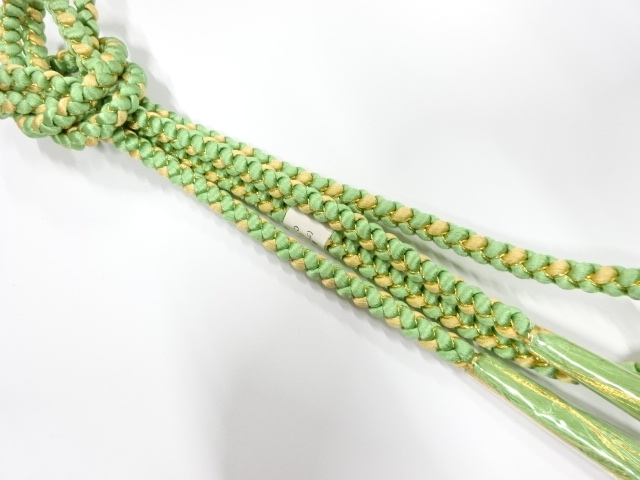 未使用品　正絹　手組帯締め